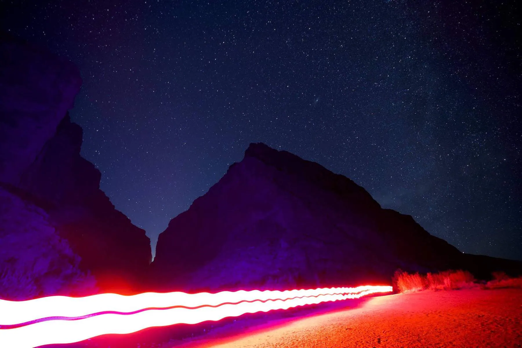 Big Bend at night